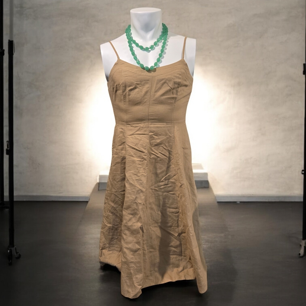 Banana Republic Tan Midi Dress